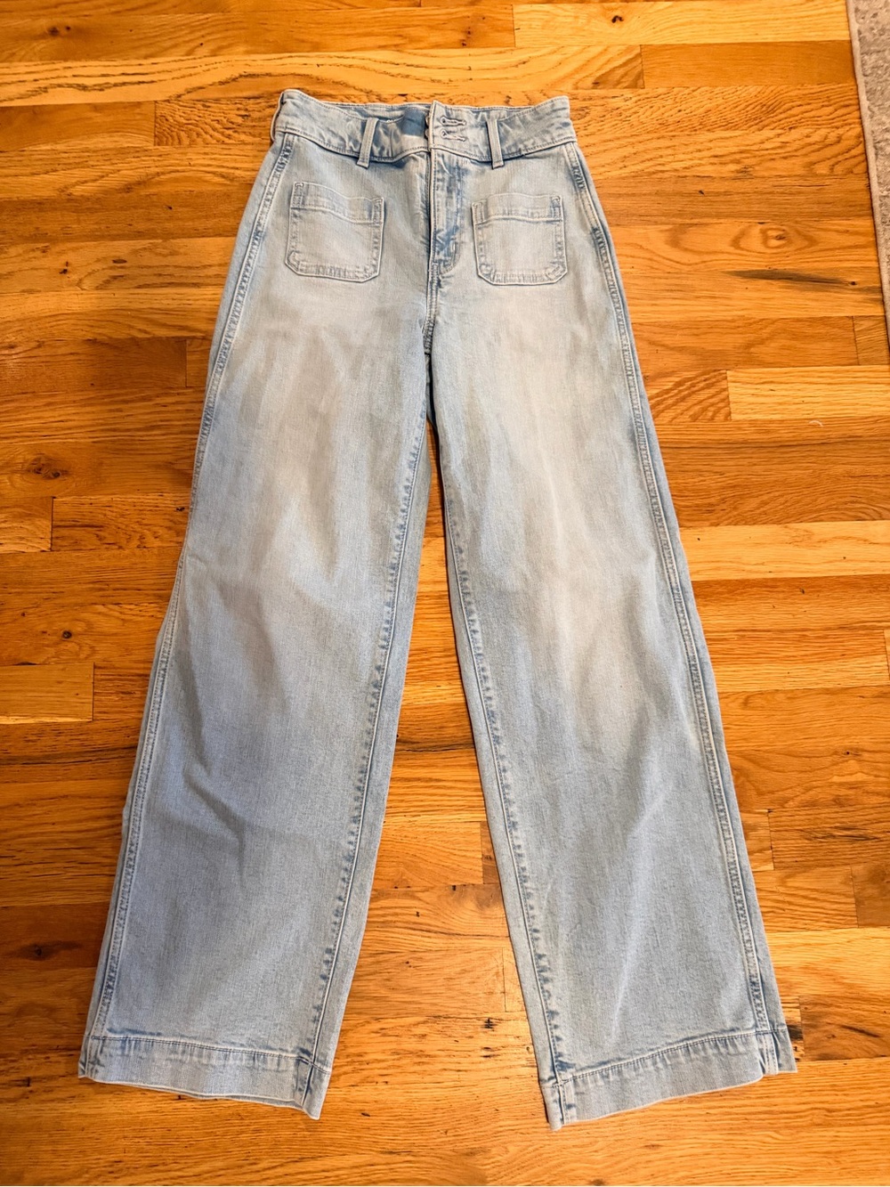 Old Navy Light Blue Wide Leg Jeans